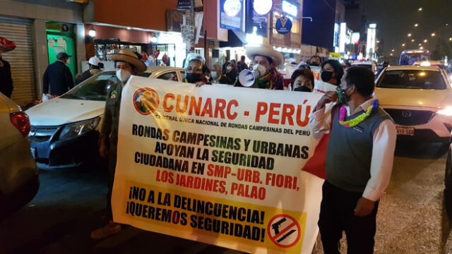 Vecinos marcharon con rondas campesinas para detener ola de asaltos. Foto: Deysi Portuguez/URPI-LR