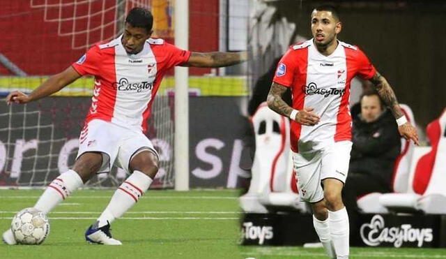 Los peruanos Miguel Araujo y Sergio Peña son titulares en el FC Emmen. Foto: FC Emmen