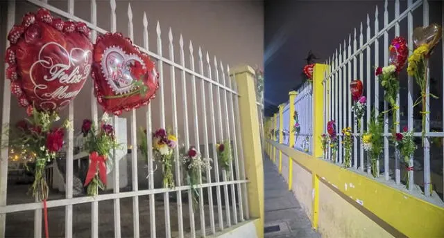 Desde anoche, familias han comenzando a dejar sus flores y globos amarrados en las rejas del cementerio. Foto: Tacna para el mundo