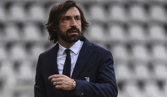 Andrea Pirlo aseguró su continuidad como técnico de Juventus pese a derrota en la Serie A. Foto: AFP