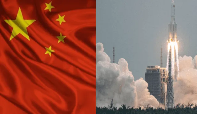 China a la defensiva por acusaciones exageradas sobre su cohete Long March 5B por parte de Estados Unidos. Foto: Composición EFE/Difusión.