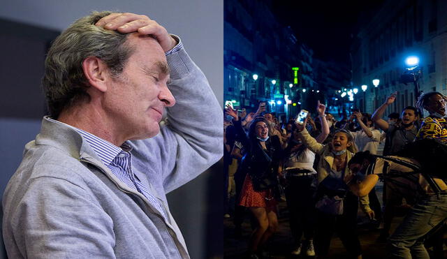 Fernando Simón deploró este lunes los actos del fin de semana en la capital de España (Madrid). Foto: composición de LR/Europa Press/EFE