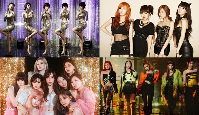 Wonder Girls, MissA, TWICE e ITZY tienen entre sus temas principales canciones elaboradas por el fundador de su agencia. Foto: composición LR/JYP