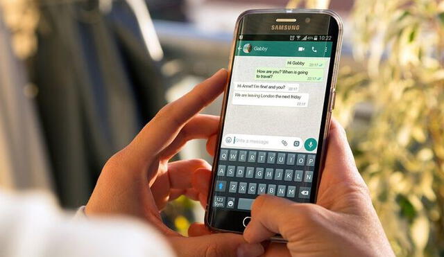 La función 'Nueva difusión' de WhatsApp está disponible para Android y iPhone. Foto: Milenio