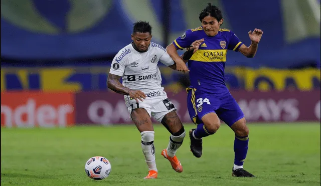 Boca Juniors intenta repetir su última victoria frente a Santos, esta vez por la Jornada 4 del grupo C en la Copa Libertadores. Foto: EFE