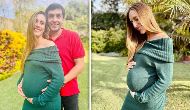 Daniela Camaiora comunicó públicamente que estaba esperando a su primer bebé a mediados de enero. Foto: composición/Instagram