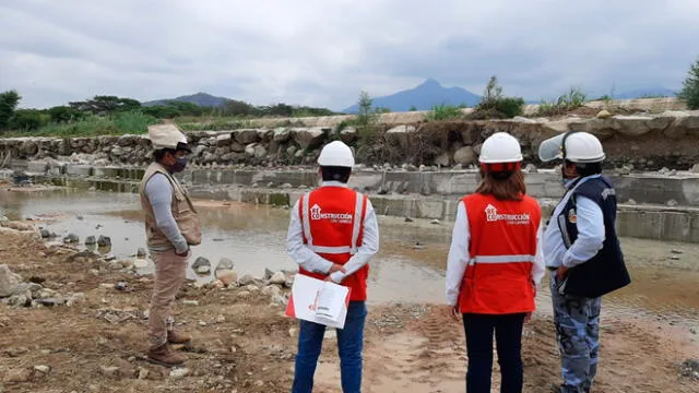 Supervisan obras de recuperación y rehabilitación de canal de riego en Chongoyape. Foto: ARCC