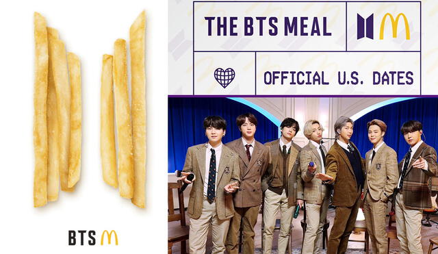 El CF oficial del BTS Meal se lanzará el 26 de mayo. Mira el cronograma promocional. Foto: composición BIGHIT MUSIC/McDonald's
