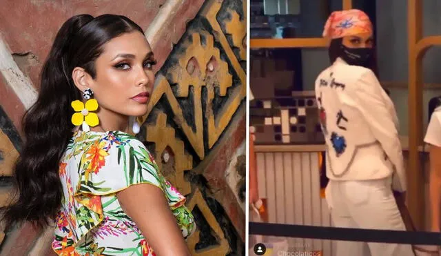La Miss Perú no dudó en dedicarle al pequeño diseñador un conmovedor mensaje en las redes sociales. Foto: composición Instagram