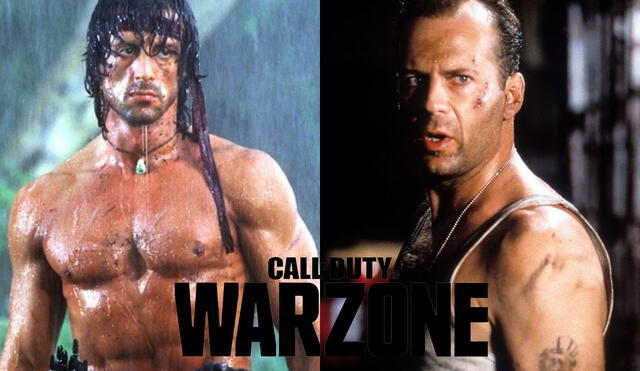 John Rambo y John McClane son personajes icónicos de las películas de acción de los 80. Foto: composición Geekmi