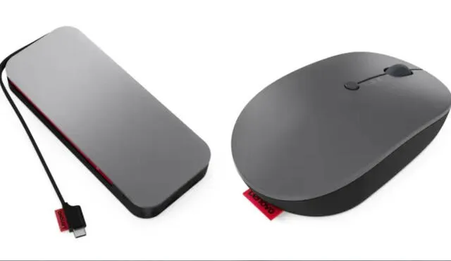 La submarca Lenovo Go ofrece mouses y baterías externas de 20.000 mAh de capacidad. Foto: Lenovo