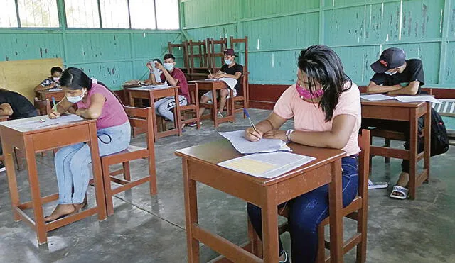 Aislados. Escuelas de zonas rurales están reabriendo de manera progresiva en zonas de baja incidencia del Covid-19. Foto: difusión