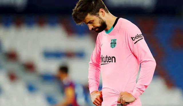 Piqué lleva más de 10 años jugando en el FC Barcelona. Es uno de los referentes. Foto: EFE/Biel Aliño