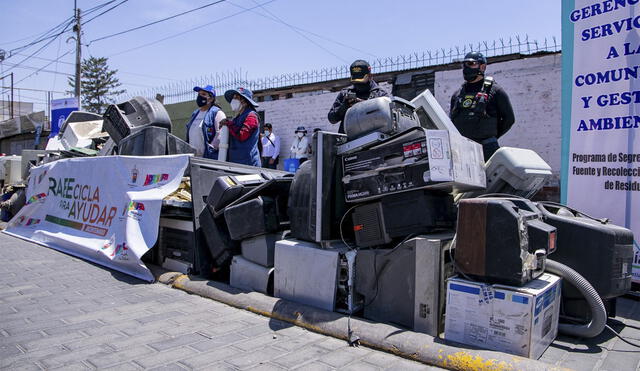 El año pasado se logró recolectar 30 toneladas de residuos. Foto: Municipalidad de Arequipa