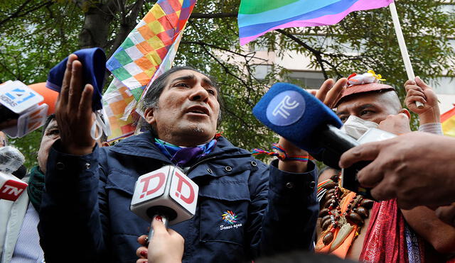Yaku Pérez señaló que Keiko Fujimori representa posiciones "extremas". Foto: AFP