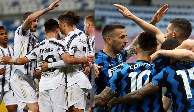 El encuentro Juventus vs. Inter de Milán será en el estadio Juventus Stadium. Foto: composición EFE