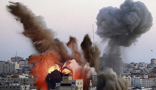 Escalada. Ayer hubo más de 50 bombardeos en 40 minutos. Foto: AFP