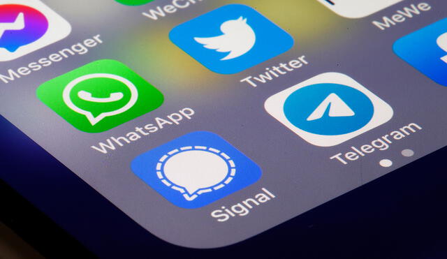 Telegram y Signal son las principales competencias que tiene WhatsApp. Foto: Vistazo