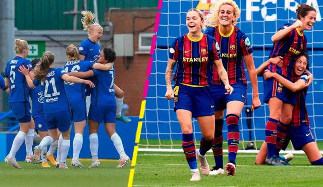 Chelsea y Barcelona jugarán por primera vez la final de la Champions League Femenina. Foto: difusión