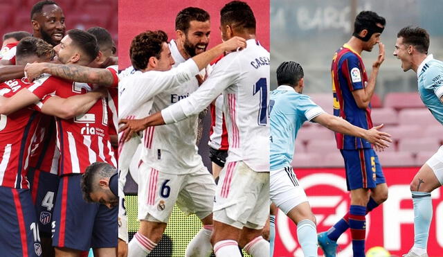 Atlético de Madrid le saca una diferencia de dos puntos al Real Madrid. Foto: composición GLR/EFE