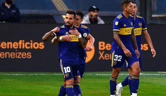 Boca Juniors venció a River Plate en tanda de penales y sigue en la Copa de la Liga Profesional. Foto: EFE