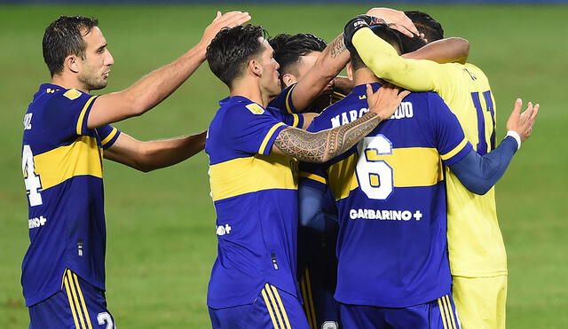 Boca Juniors venció a River Plate en tanda de penales y sigue en la Copa de la Liga Profesional. Foto: AFP