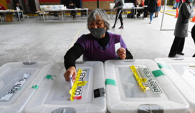 Participación ciudadana alcanzó un 37%. Foto: AFP