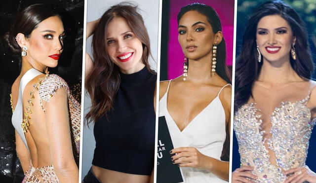 Maju Mantilla, Natalie Vértiz y Kelin Rivera contentas con participación de Janick Maceta en el Miss Universo 2021.