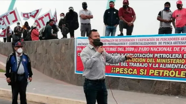 Dirigente del Frente Pesquero de Chimbote piden reactivar Ministerio de Pesquería. Foto: difusión