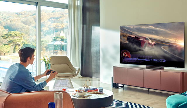 Estos nuevos televisores son ideales para los fans de los videojuegos. Foto: Samsung