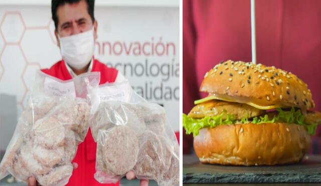 CITEtextil Camélidos Arequipa evalúa prototipos de hamburguesa. Foto: ITP