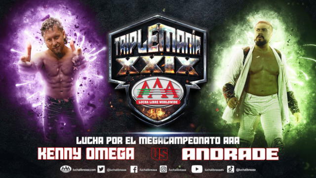 Andrade y Kenny Omega harán realidad un combate que muchos fans soñaban. Foto: AAA