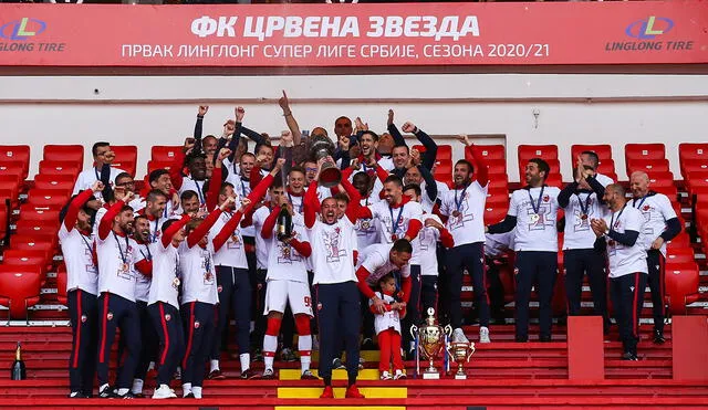 El club rojiblanco es el actual tetracampeón de Serbia. Foto: Estrella Roja