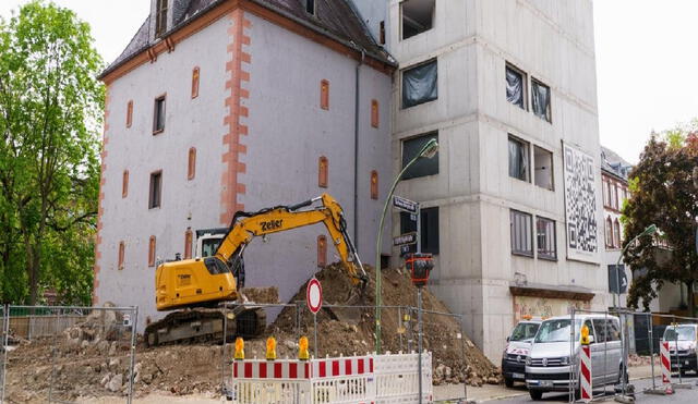 La bomba fue encontrada por unos trabajadores de una construcción en Alemania. Foto: T13