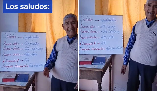 El maestro peruano ya cuenta con más de 28.000 seguidores. Foto: captura de TikTok