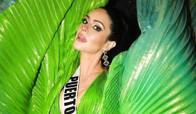 Estefanía Soto quedó en el top 10 de las candidatas del Miss Universo 2021. Foto: Estefanía Soto/ Instagram.