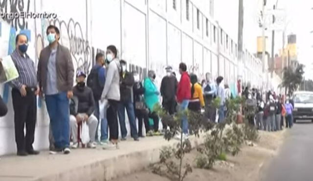 Profesionales de este centro iniciaron su jornada desde las 7.00 a. m. Foto: captura de TV Perú