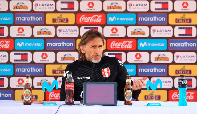 Ricardo Gareca brindó la lista de convocados para enfrentar a Ecuador y Colombia. Foto: selección peruana