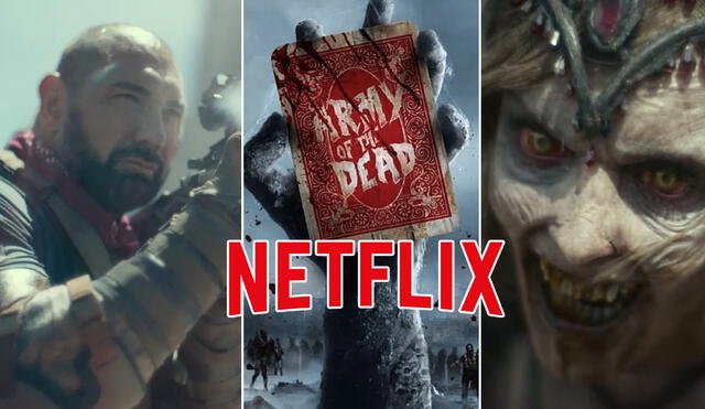 Dave Bautista es el protagonista de Army of the dead. Foto: composición/Netflix