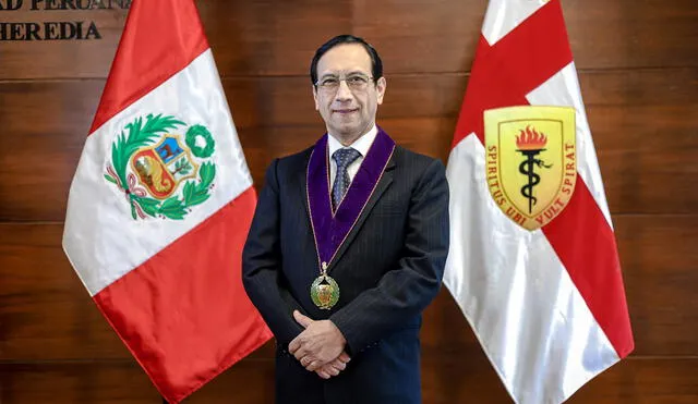 El Dr. Enrique Castañeda Saldaña asume el cargo de rector de la Universidad Cayetano Heredia. Foto: UPCH