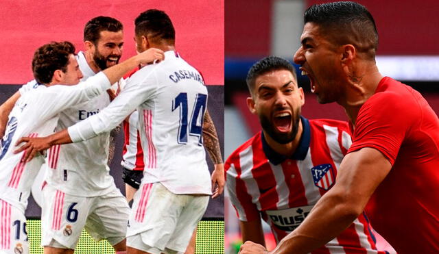 Atlético de Madrid y Real Madrid tienen opciones para salir campeones de LaLiga. Foto: EFE