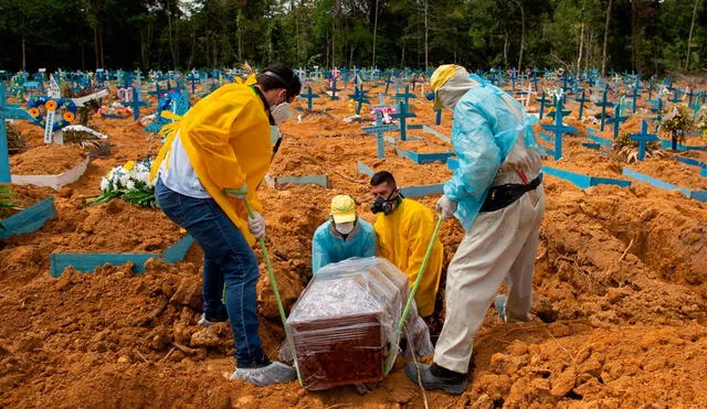 Brasil es el segundo país del mundo con más fallecidos por la enfermedad, después de Estados Unidos. Foto: AFP