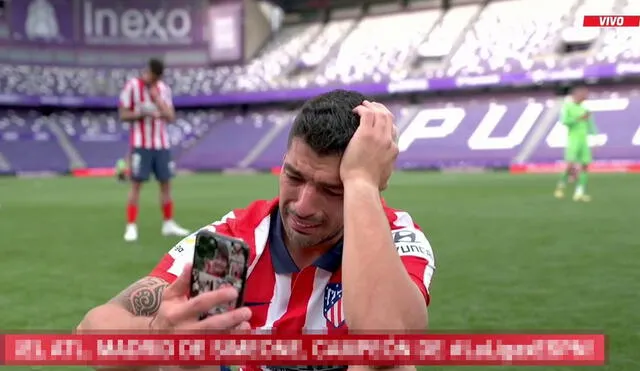 Luis Suárez anotó 21 goles con Atlético Madrid esta temporada en LaLiga. Foto: captura de ESPN