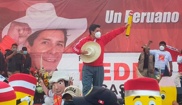 Pedro Castillo dijo que, en un posible gobierno suyo, los derechos serán aplicados para todos los peruanos. Foto: César Zorrilla/URPI-LR