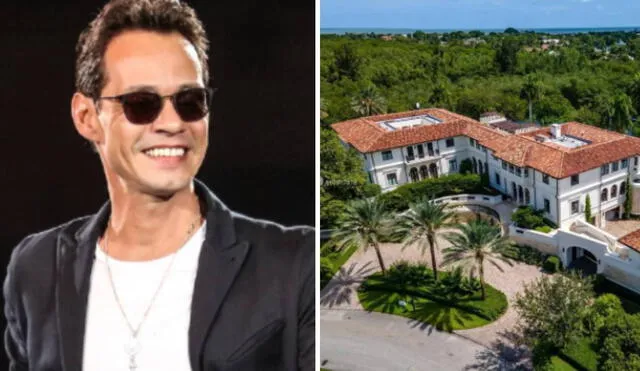 Marc Anthony vendió su mansión ubicada frente al mar en Coral Gables en Miami. Foto: difusión