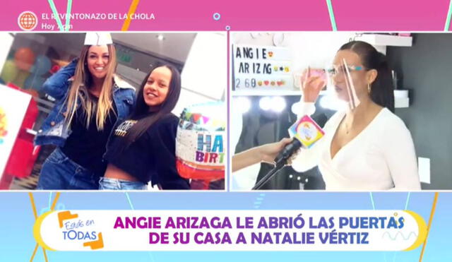 La hermana de Angie Arizaga actualmente estudia Marketing y Publicidad. Foto: captura de América TV