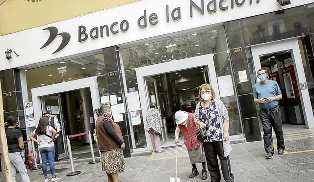 Banco de la Nación. Podría otorgar créditos a personas naturales, de aprobarse dictamen. Foto: Antonio Melgarejo / La República