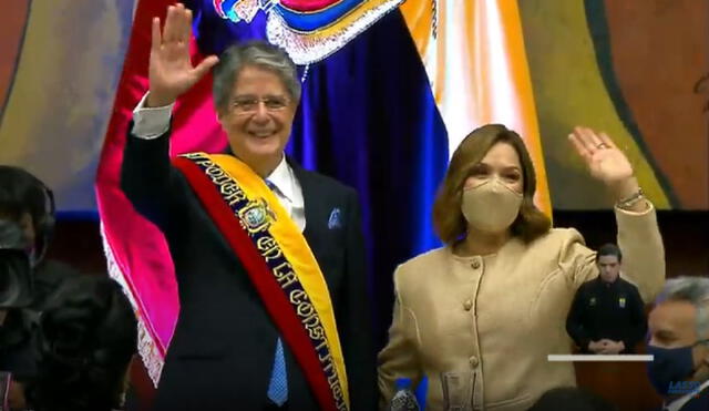 Guillermo Lasso asume la presidencia del Ecuador. Foto: captura de video