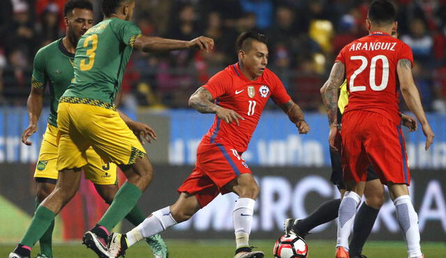 Chile tiene cuatro puntos en las eliminatorias Qatar 2022. Foto: AFP
