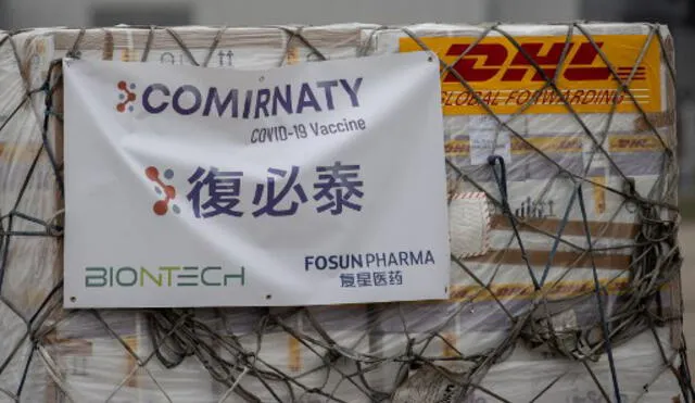 Hong Kong recibió 3,26 millones de dosis de vacunas de Pfizer-BioNTech, pero solo se han inyectado 1,23 millones. Foto: AFP